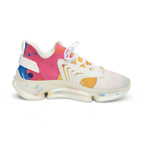 Men's Mesh Sneakers — Colorful Marble Athletic Shoes
