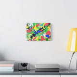 Abstract Color Splash Canvas Print — Vibrant Modern Wall Art