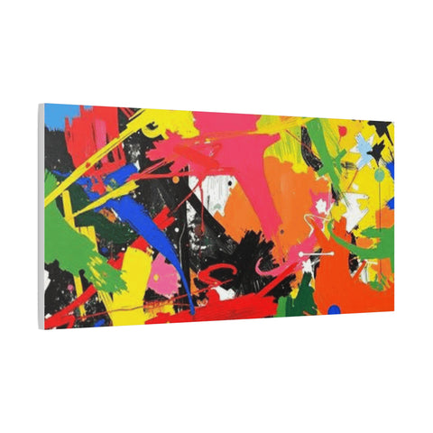 Abstract Art Matte Stretched Canvas — Modern Wall Decor
