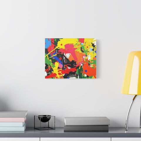 Abstract Art Matte Stretched Canvas — Modern Wall Decor