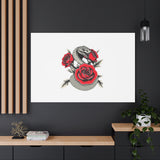Matte Stretched Canvas - Snake Wall Art