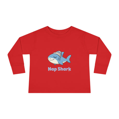 Nap Shark Toddler Long Sleeve Tee