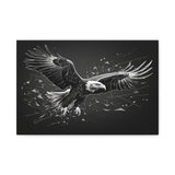 Eagle Matte Canvas Wall Art — Stretched 1.25"