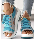 Mesh Breathable Platform Sandals