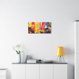 Abstract Color Splash Canvas Print - Vibrant Stretched Matte Wall Art