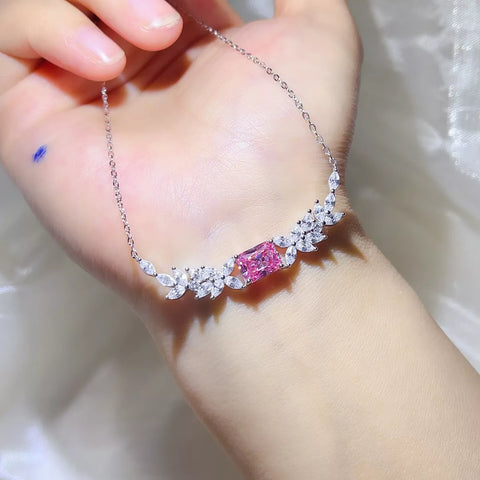 2 Carat 925 Sterling Silver Moissanite Necklace