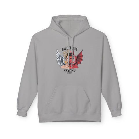 Hoodie - Sweet But Psycho Angel & Devil Graphic Pullover