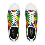 Colorful Retro Bubble Women's Low Top Sneakers