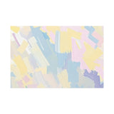 Pastel Abstract Brushstroke Canvas Wall Art