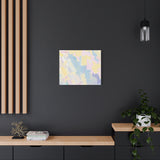Pastel Abstract Brushstroke Canvas Wall Art