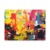Abstract Color Splash Canvas Print - Vibrant Stretched Matte Wall Art