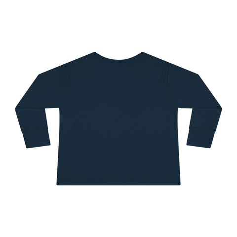 Toddler Long Sleeve Tee — 'Wake Me Up Later' Sleepy Emoji Kids Shirt