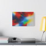 Abstract Color Burst Canvas Print — Vibrant Stretched Matte Wall Art