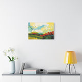Abstract Colorful Landscape Canvas