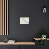 Pastel Abstract Brushstroke Canvas Wall Art
