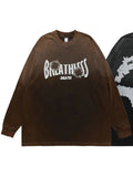 Men's Oversized Long Sleeve Graphic T-Shirt