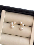 Pearl Cluster Earrings
