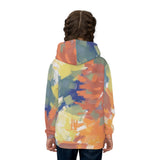 Kids Abstract Brushstroke Hoodie
