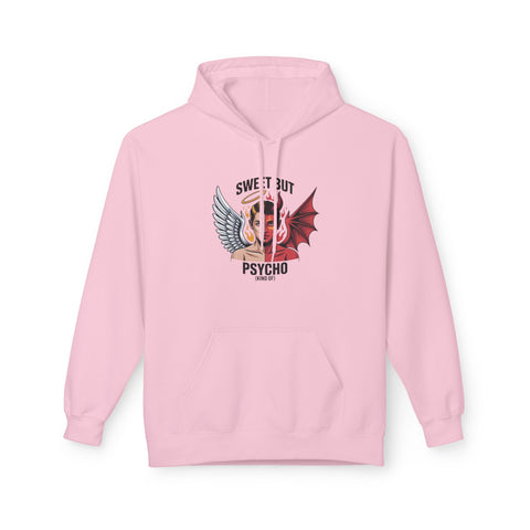 Hoodie - Sweet But Psycho Angel & Devil Graphic Pullover