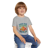 Save Our Oceans Toddler T-Shirt — Cute Fish Environmental Shirt for Kids
