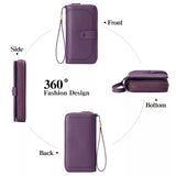 Leather Long Wallet