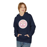 Pretty To Stress Hoodie — Pastel Aesthetic Comfort Pullover
