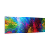 Abstract Color Explosion Matte Canvas Print