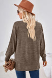 V-Neck Dropped Shoulder T-Shirt