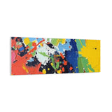 Abstract Color Splash Matte Canvas — Stretched Wall Art
