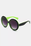 Oversized Round Frame Fashion Sunglasses