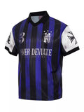 Men's Striped Soccer Jersey T-Shirt
