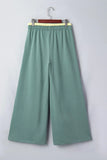 Floral Patchwork Wide Leg Pants