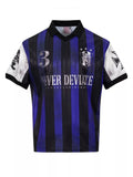 Men's Striped Soccer Jersey T-Shirt