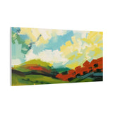 Abstract Colorful Landscape Canvas