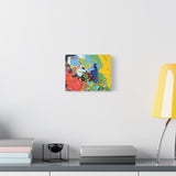 Abstract Color Splash Matte Canvas — Stretched Wall Art