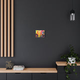 Abstract Color Splash Canvas Print - Vibrant Stretched Matte Wall Art