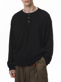 Men's Long Sleeve Henley T-Shirt