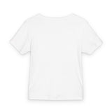 Baby Tee - 'Crazy World' Teddy Bear Motorcycle Graphic
