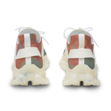 Men's Mesh Sneakers — Colorful Abstract Athletic Shoes