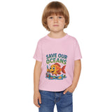 Save Our Oceans Toddler T-Shirt — Cute Fish Environmental Shirt for Kids
