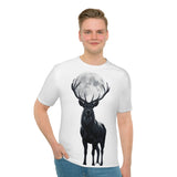 Men's T‑Shirt — Moon Stag Graphic Tee