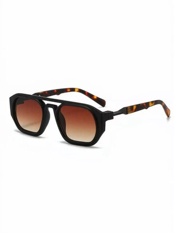 Retro Octagon Frame Sunglasses