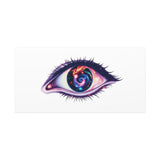 Cosmic Eye Canvas Print — Galaxy Eye Matte Stretched Wall Art