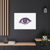 Cosmic Eye Canvas Print — Galaxy Eye Matte Stretched Wall Art