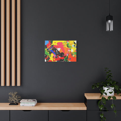 Abstract Art Matte Stretched Canvas — Modern Wall Decor