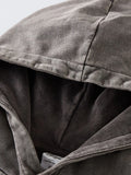 Men's Distressed Long Sleeve Hoodie