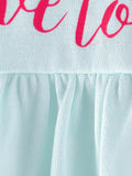 Children‘s Ballet Dancer Print Long Sleeve Dress