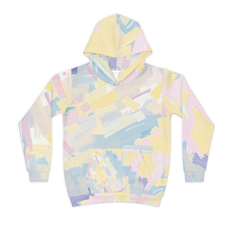 Pastel Brushstroke Kids Hoodie