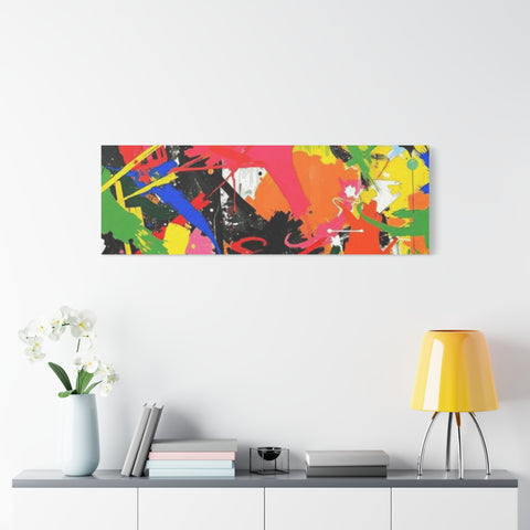 Abstract Art Matte Stretched Canvas — Modern Wall Decor