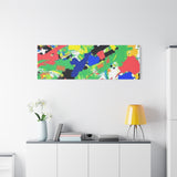 Abstract Color Splash Canvas Print — Vibrant Modern Wall Art